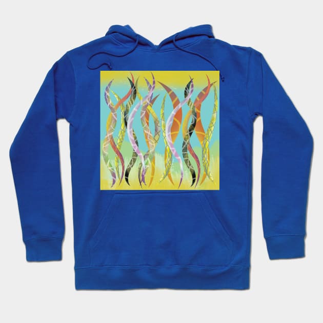 Abstract Colorful Natural Forest Dream Hoodie by ArticArtac